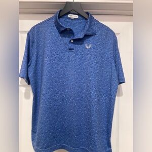 Peter Millar Blue Patterned Kids Polo